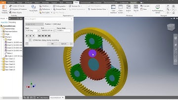 [Autodesk Inventor] Simulation - Mô phỏng bánh răng hành tinh