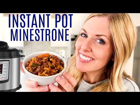 The BEST Minestrone Soup in the Instant Pot!
