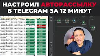 Как настроить АВТОРАССЫЛКИ в Telegram через n8n за 12 минут. ХВАТИТ слать РАССЫЛКИ вручную.
