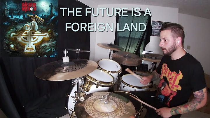 SallyDrumz - Ghost - The Future Is A Foreign Land Drum Cover