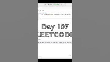 Day 107: LeetCode Problem 2114. - Swift #daily #challenge #coding #swiftui #FAANG