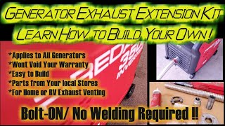 DIY Generator Exhaust Extension Kit