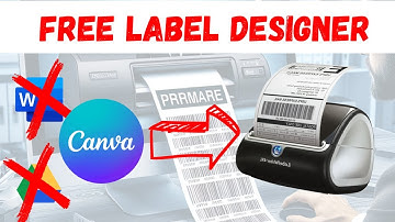 Design/ Print Tiny Labels with Canva (FREE LABEL DESIGNER)