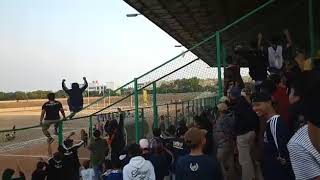 Bentrok seporter PSGJ Cirebon dalam pertandingan lanjutan liga 3 PSGJ vs maung anom