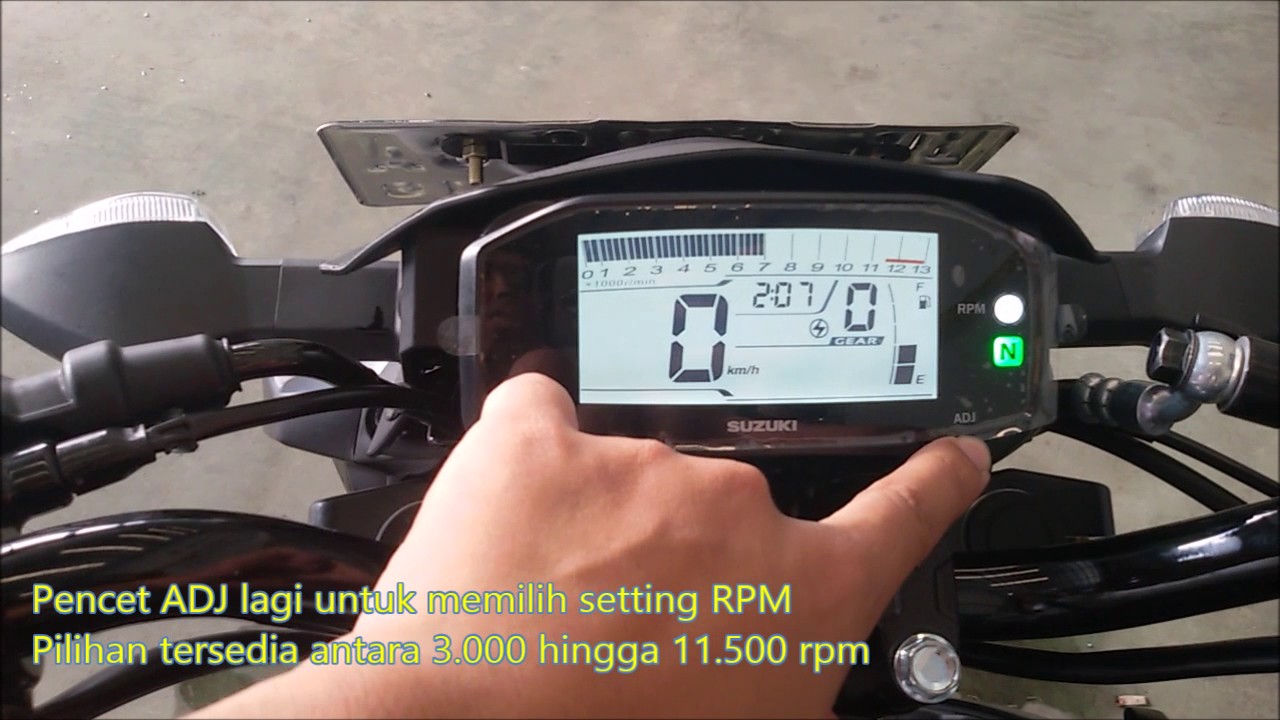 Cara Setting Shift Light Di Suzuki Gsx-R150 Dan Gsx-S150 - Youtube