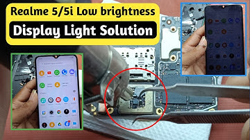 Realme 5/5i Lcd light solution || Realme 5 Low brightness problem || Realme 5 display light problem