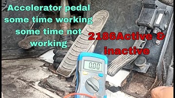 How to solved Fault 2186 sensor supply 4 circuit