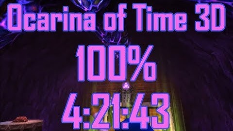 Ocarina of Time 3D 100% Speedrun in 4:21:43