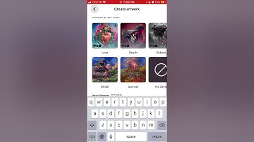 How to CREATE AI ARTWORK with OWN IMAGE in DREAM by WOMBO app?