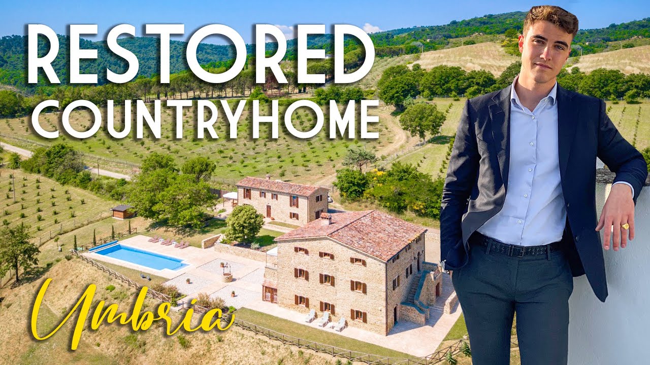 RESTORED COUNTRY HOUSE FOR SALE IN CITTÀ DI CASTELLO, UMBRIA