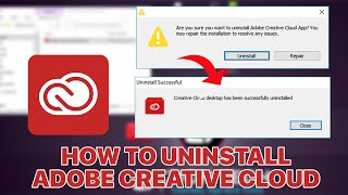 How to uninstall Adobe Creative Cloud For Free || Adobe Creative Cloud Tutorial screenshot 4