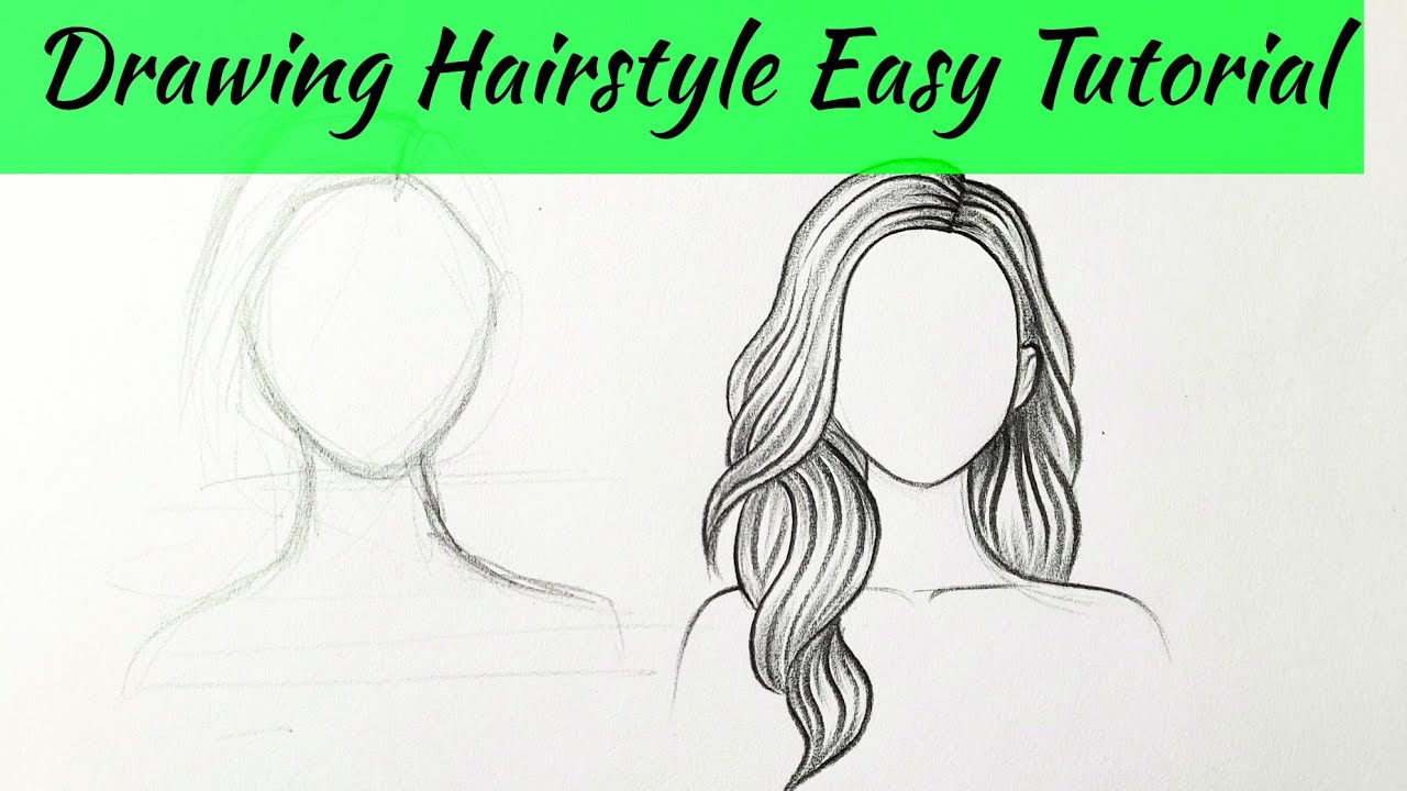 22 How to Draw Hair Ideas and StepbyStep Tutorials  Beautiful Dawn  Designs