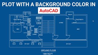 PLOT WITH A BACKGROUND COLOR IN AutoCAD | AutoCAD PDF PlOTTING screenshot 2