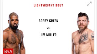 Bobby Green Nearly Finishes Jim Miller UFC 300 MMA GURU with Commentary