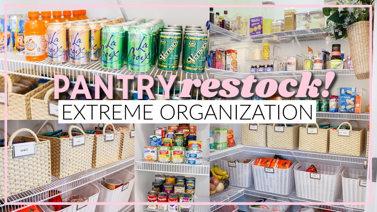 ULTIMATE PANTRY ORGANIZATION  Satisfying Clean and Pantry Restock  Organizing on a Budget 