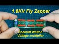 1850V Cockroft Walton Voltage Multiplier / Bug Zapper Circuit