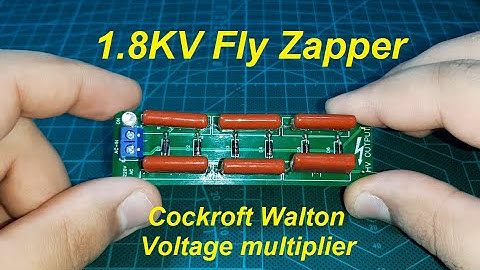 1850V Cockroft Walton Voltage Multiplier / Bug Zapper Circuit