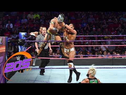 Kalisto &amp; Mustafa Ali vs. Enzo Amore &amp; Ariya Daivari: WWE 205 Live, Oct. 17, 2017