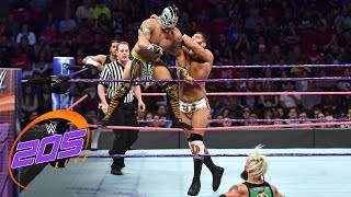 Kalisto \& Mustafa Ali vs. Enzo Amore \& Ariya Daivari: WWE 205 Live, Oct. 17, 2017