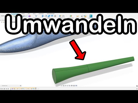 So einfach 3D Scans bearbeiten und Umwandelnm Fusion 360 Tutorial Deutsch