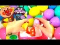 アンパンマントーマスたまごカプセルいっぱいスライム★Anpanman egg capsule.Thomas the tank engine
