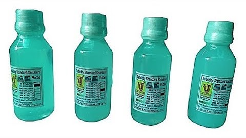 Turbidity/Nephelo Meter Standard Solutions 100, 200, 400 & 1000 NTU/JTU L J-331 (b) for Calibration