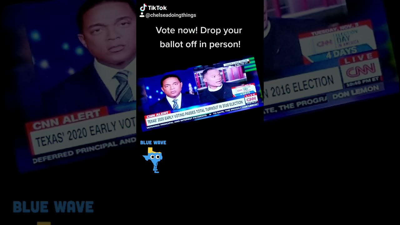 Great job Texas! Early voter turnout surpasses total turnout in 2016! Election 2020