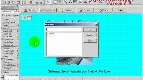 aula10 chamando um formulario Delphi - Grande Clube