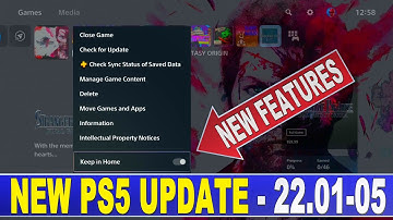 NEW PS5 System Software Update 22.01-05 March 2022 | New Features + All Patch Notes - Voice Command