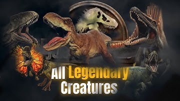 Unlocking All Legendary Creatures!!! | Jurassic World: Primal Ops