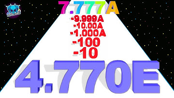 Number Merge Run - Number Master 3D Levelup Gameplay (infinity,Ads Clicker)