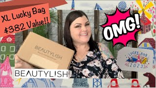 Beautylish // 2023 XL Lucky Bag Unboxing ... VALUE $382.00
