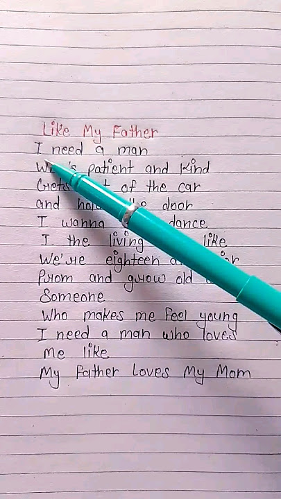 Like My Father❤️~Jax Lyrics #luckybabemeghu #lyrics #jax