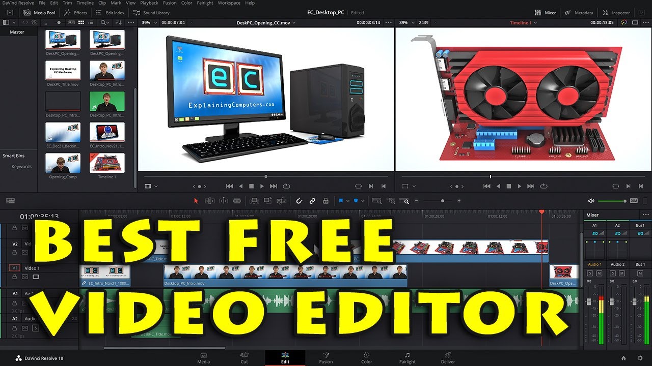 davinci resolve free video editor effects