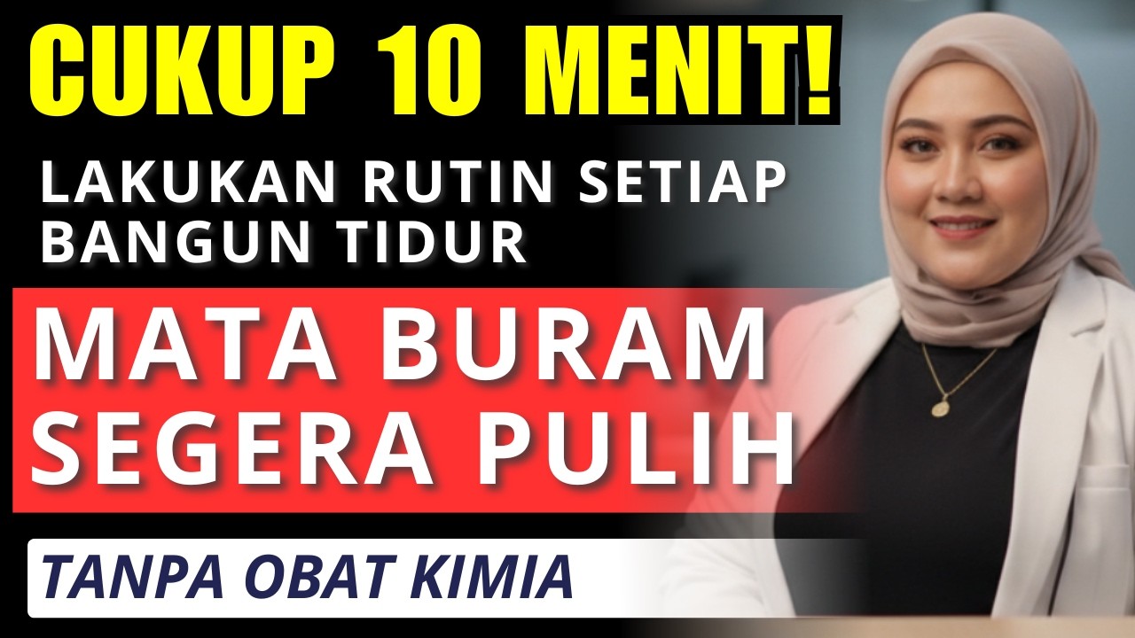 Cukup 10 Menit! Cara Mengatasi Mata Buram & Rabun Tua Secara Alami Tanpa Operasi