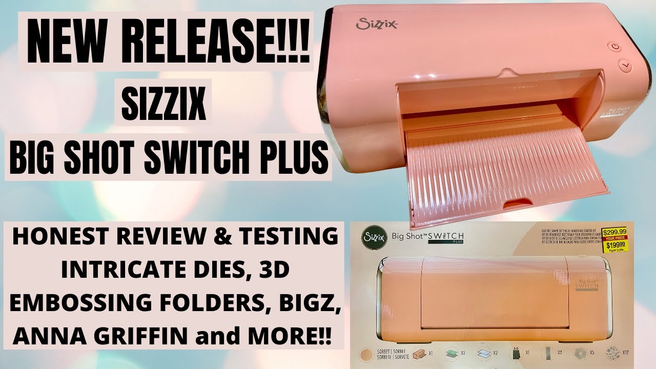 Sizzix Big Shot Switch Plus Electric Die Cutting & Embossing Machine (9)  Inspired by Tim Holtz