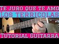 Te Juro Que Te Amo - Tutorial de Guitarra ( Los Terricolas ) Para Principiantes