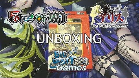 Force of Will TCG Arla, the Winged Lord Starter Deck Unboxing