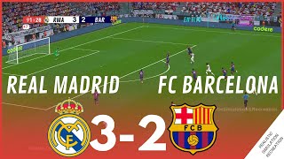 Real Madrid 32 Barcelona • La Liga 23/24 | Highlights Simulación & Recreación de VJ