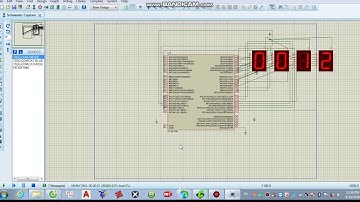 7 segment LEDs counting time (4 digits)