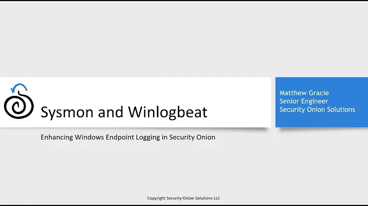 Sysmon, Winlogbeat, and Security Onion!