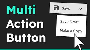 How to Create Multi-Action Buttons with HTML, CSS & JavaScript