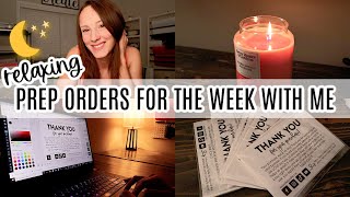 Let's Get Ready For A Busy Week Of Etsy Orders | Relaxing Late Night