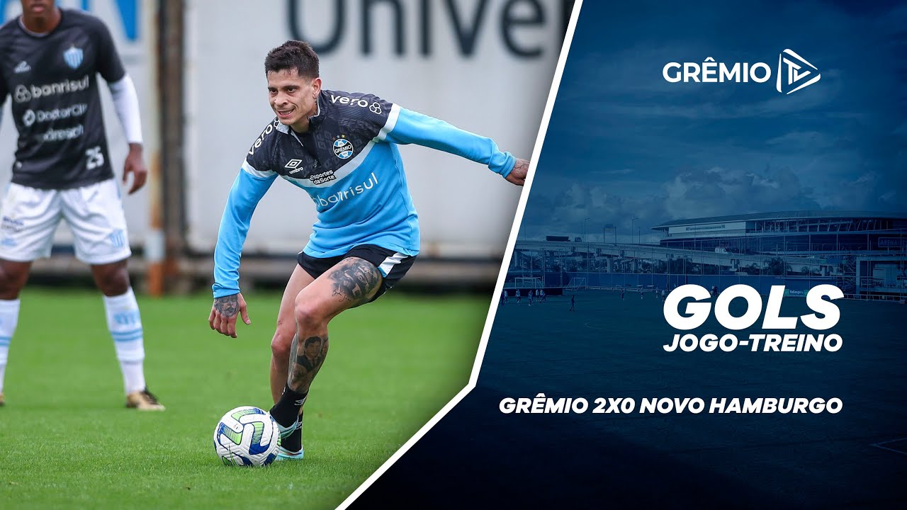 GOLS  GRÊMIO 2x0 NOVO HAMBURGO (JOGO-TREINO) 