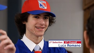 2023 OHL Priority Selection | Luca Romano Interview