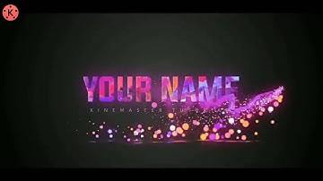 Particles Intro || Text Animation  kinemaster Tutorial || In Hindi || kinemaster video editing
