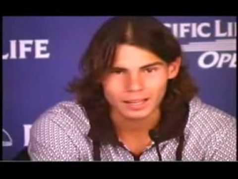 rafael nadal funny talk d youtube