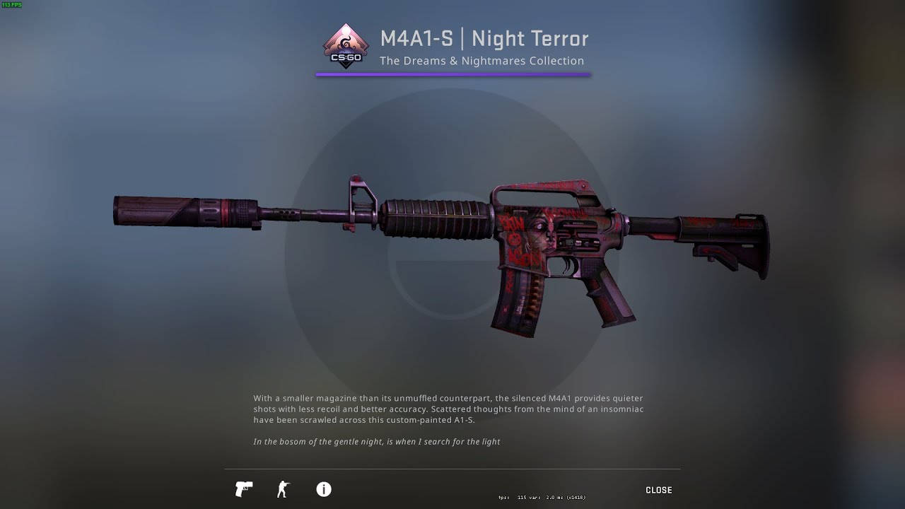 Night terror m4a1 s. M4a1-s | Night Terror. M4a1-s (FN) ночной ужас. Эмка ночной ужас. Ночной ужас м4а1 с.