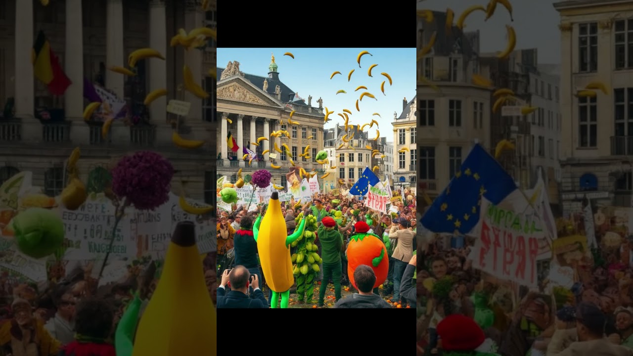 The banana battle of 2011: a fruity protest against eu rules #bananabattle #foodwaste #cooftingdom