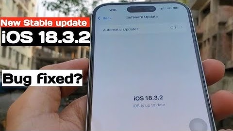 iOS 18.3.2  Update Iphone 15 || Bug Fix Review 3 Days Later